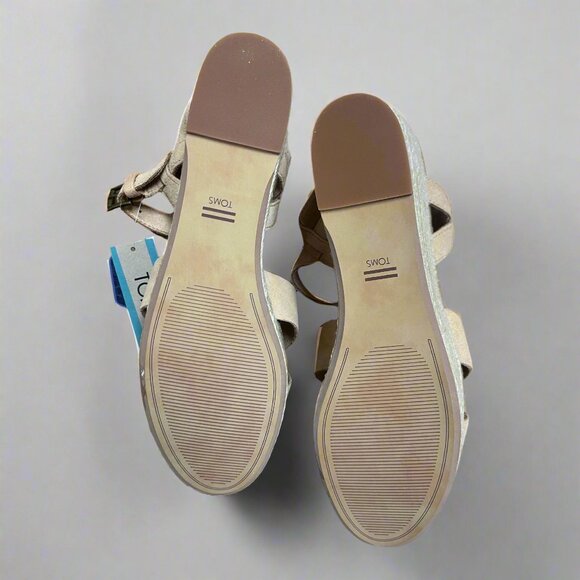TOMS tan Willow wedge, size 8.5, NEW IN BOX! - Picture 4 of 4